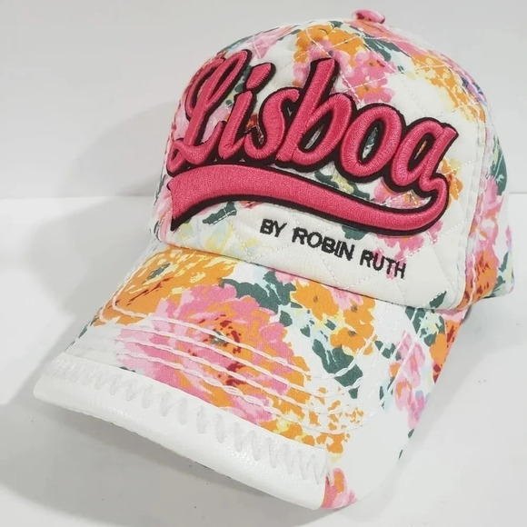 Lisboa by Robin Ruth Original Quilted Floral Womans Floral Snapback Hat. - Picture 2 of 7